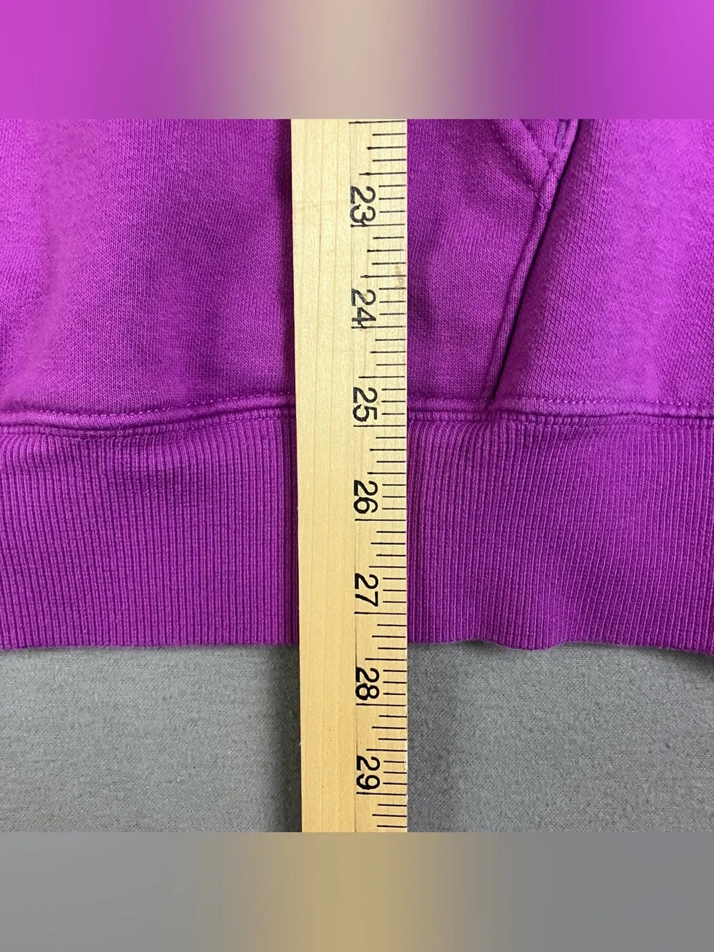 The North Face Men’s Size M Hoodie Sweatshirt Purple Never Stop Exploring Logo.